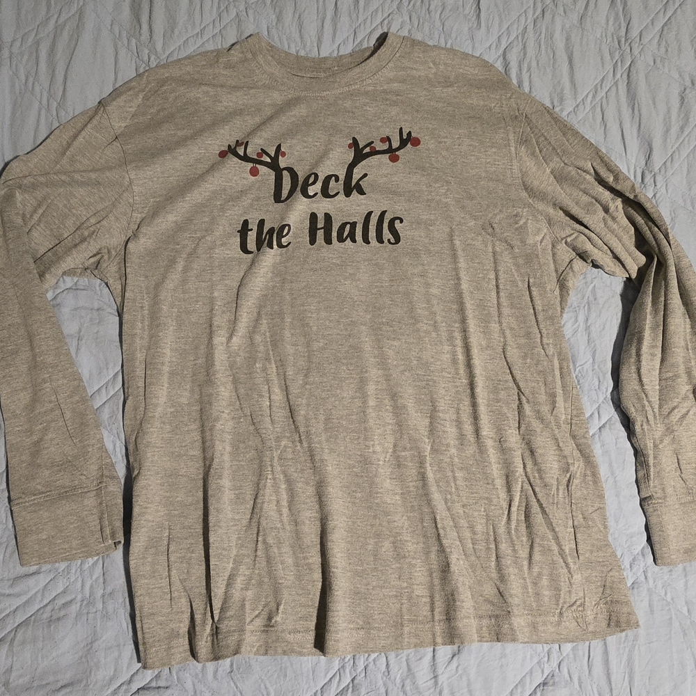 RedHead Tan Long Sleeve Tee - Deck the Halls